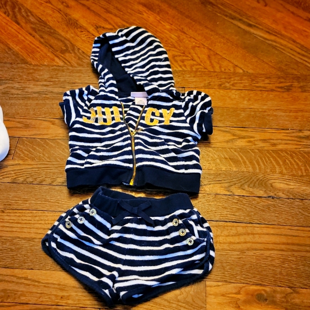 Juicy terry sweat suit 18mo